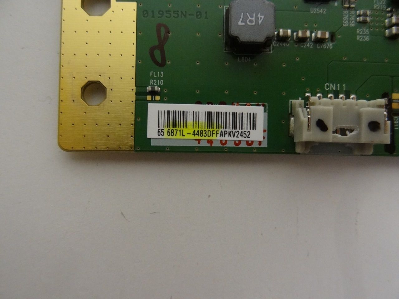 Sony XBR-65X750D T-Con Board (6870C-0642B) 6871L-4483D